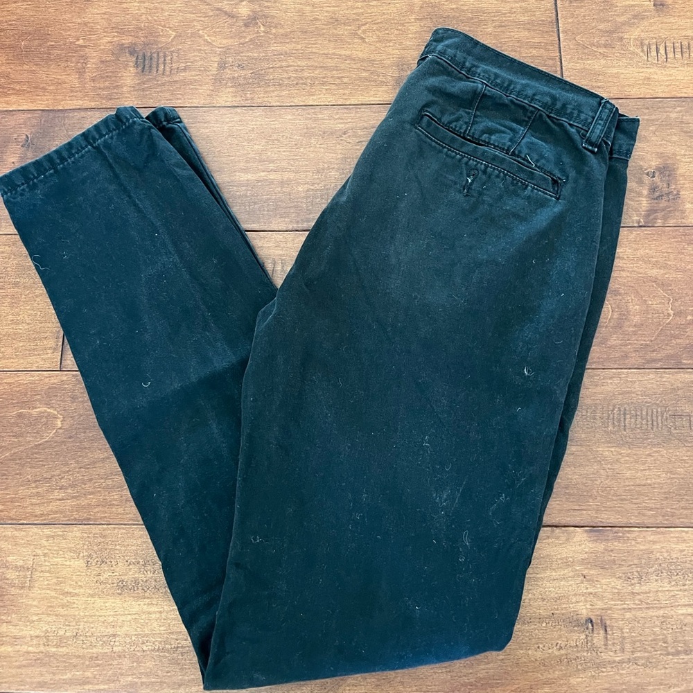 Topman men’s waist 32, skinny black chino pant